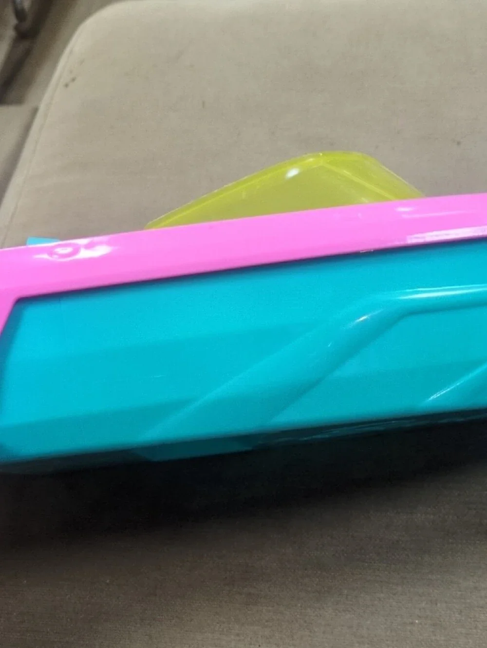 Barbie Pink Boat with Teal Seats and Yellow Windshield